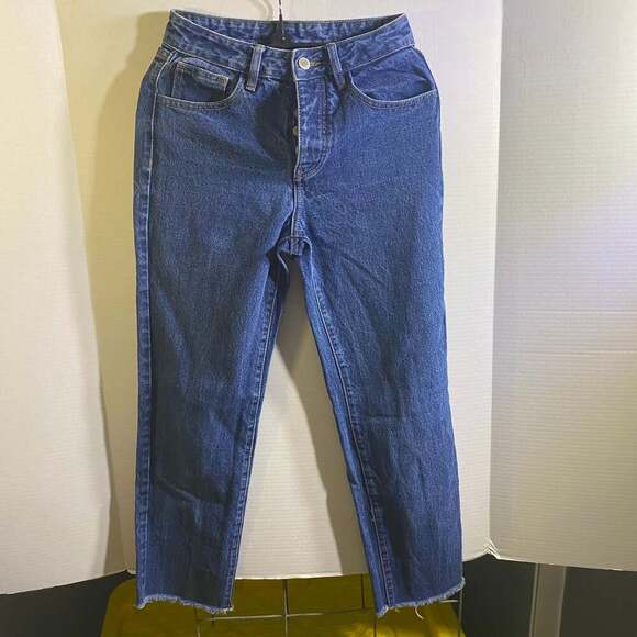 J. Galt S women's straight leg frayed denim jeans - Picture 2 of 4